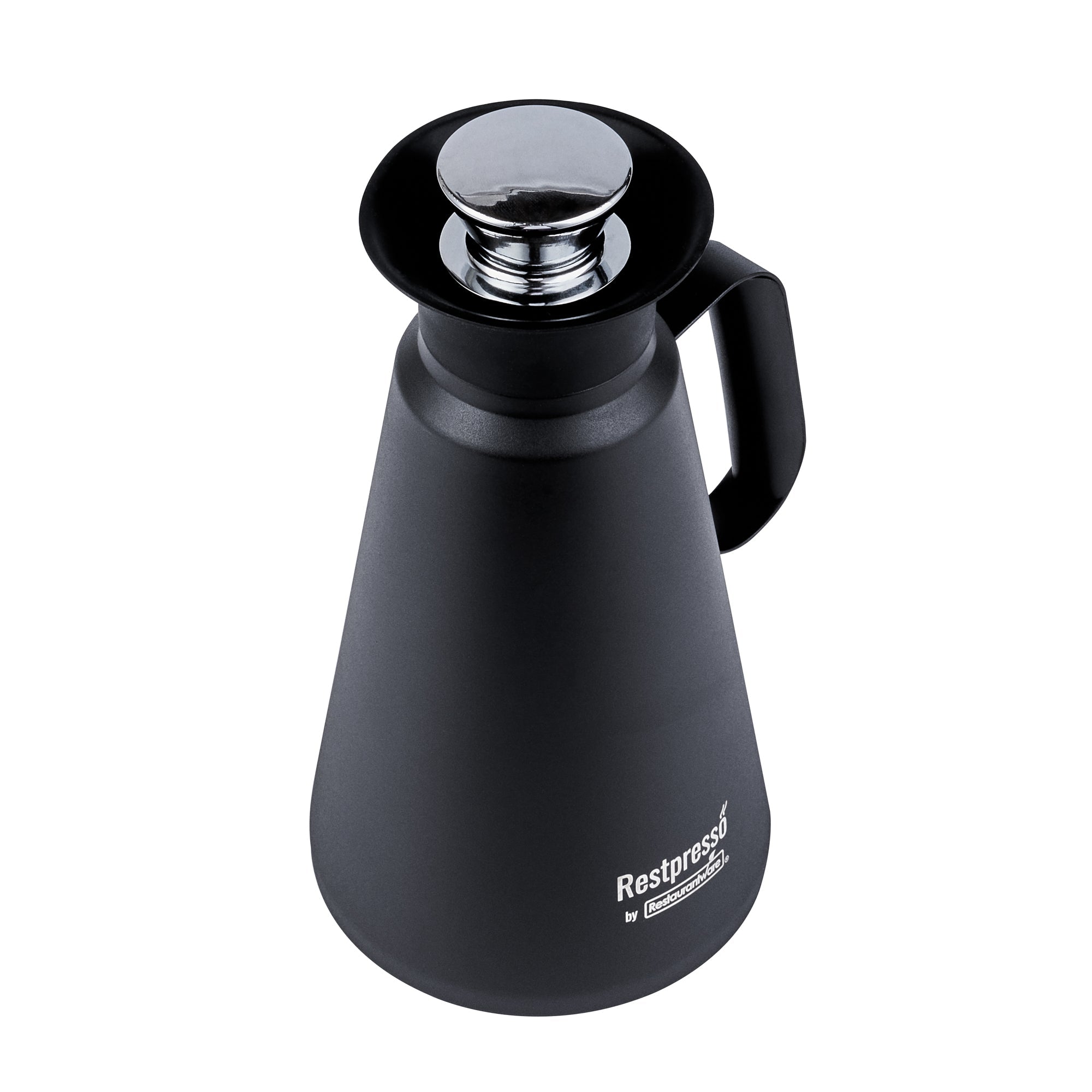 Restpresso 34 oz Black Vacuum Insulated Coffee / Tea Server - 360 Degree Pour - 1 count box