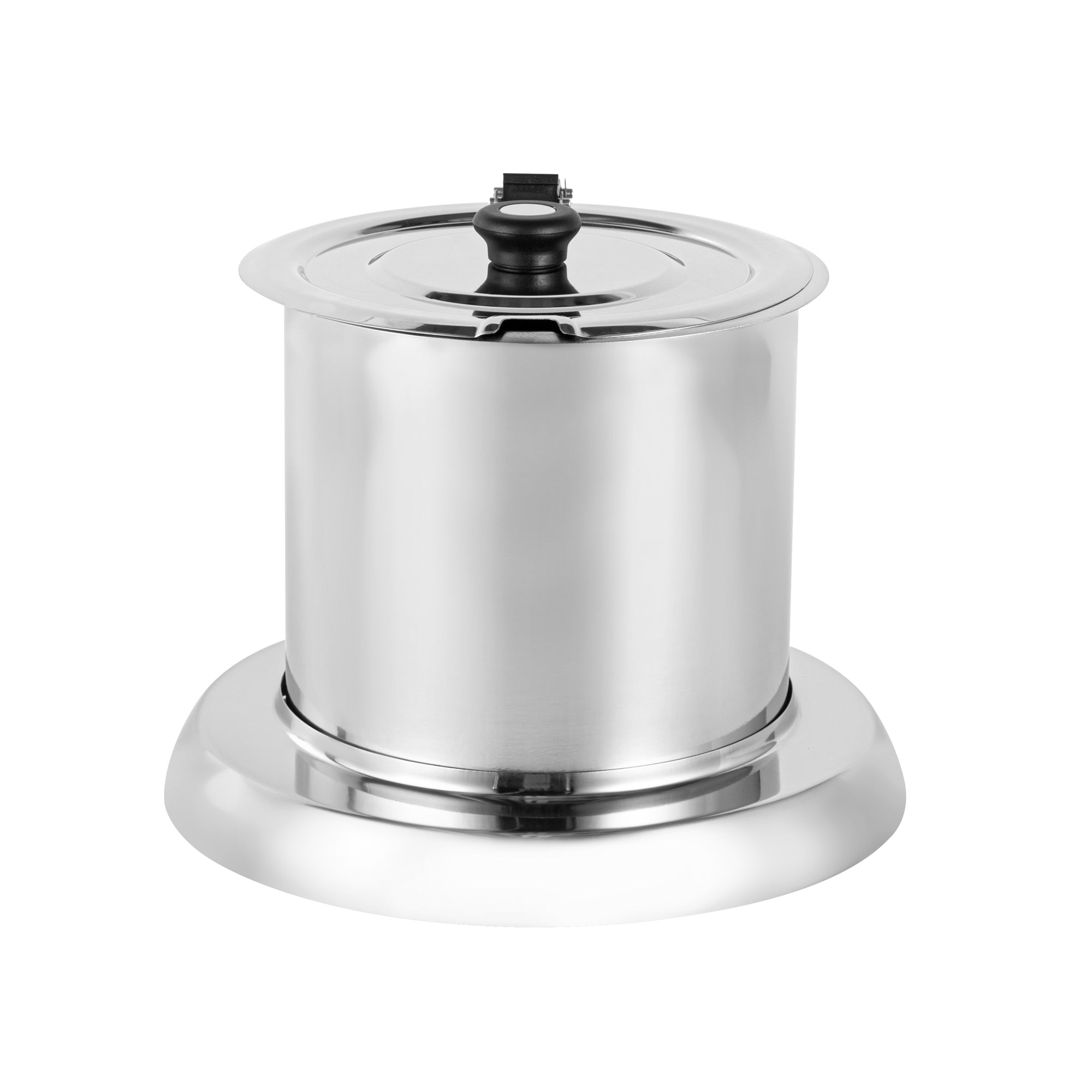Hi Tek 11 qt Black Stainless Steel Soup Kettle Warmer - 120V, 400W - 1 count box
