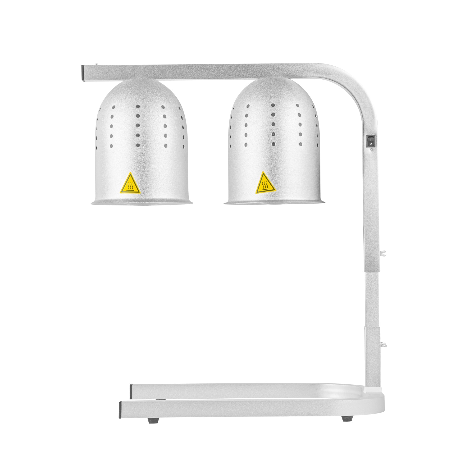 Hi Tek Aluminum Free Standing Heat Lamp - with 2 Bulbs, 120V, 500W - 1 count box