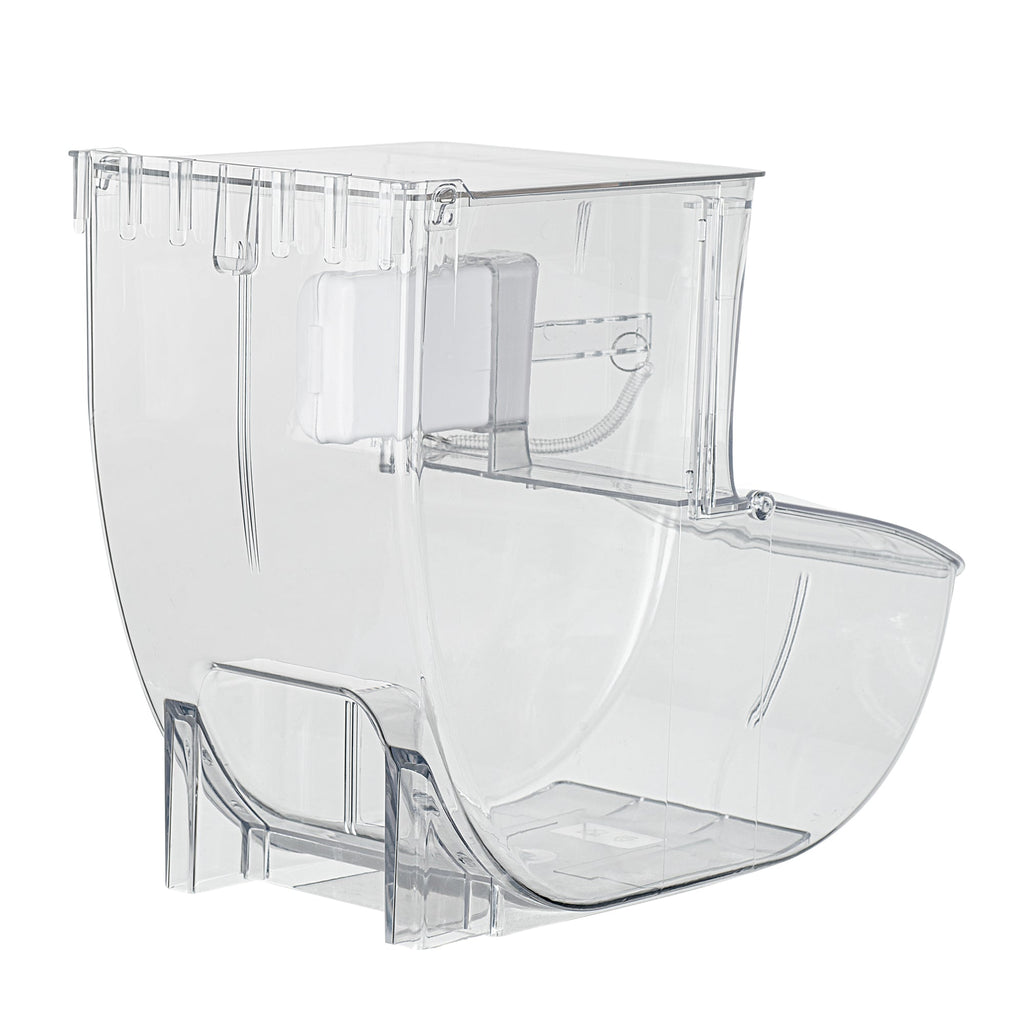 Met Lux 3 Gal Clear Plastic Topping Bin - 50 Cup, with Scoop - 13" x 15 3/4" x 7 3/4" - 1 count box