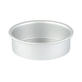 Met Lux Round Aluminum Straight-Sided Cake Pan - 6" x 6" x 2" - 1 count box