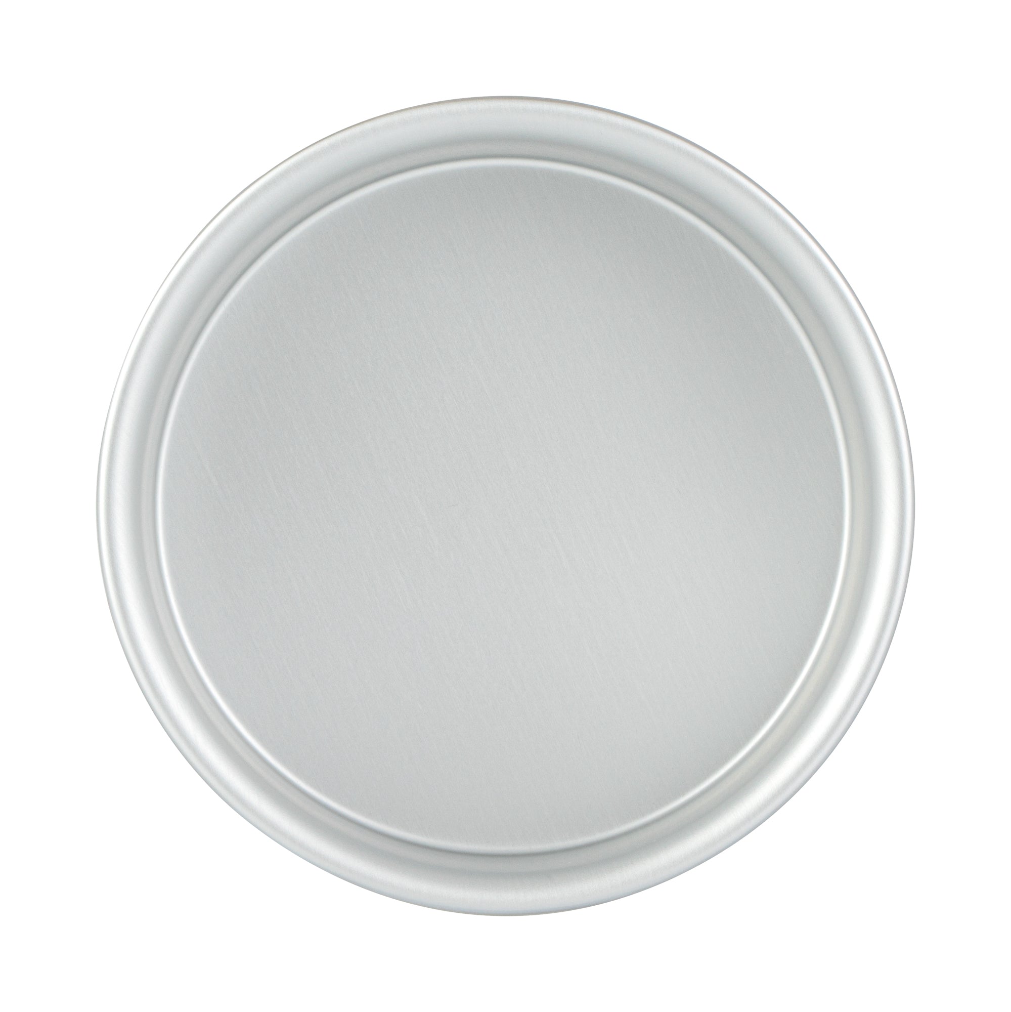Met Lux Round Aluminum Straight-Sided Cake Pan - 6" x 6" x 2" - 1 count box