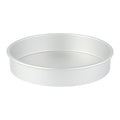 Met Lux Round Aluminum Straight-Sided Cake Pan - 10" x 10" x 2" - 1 count box