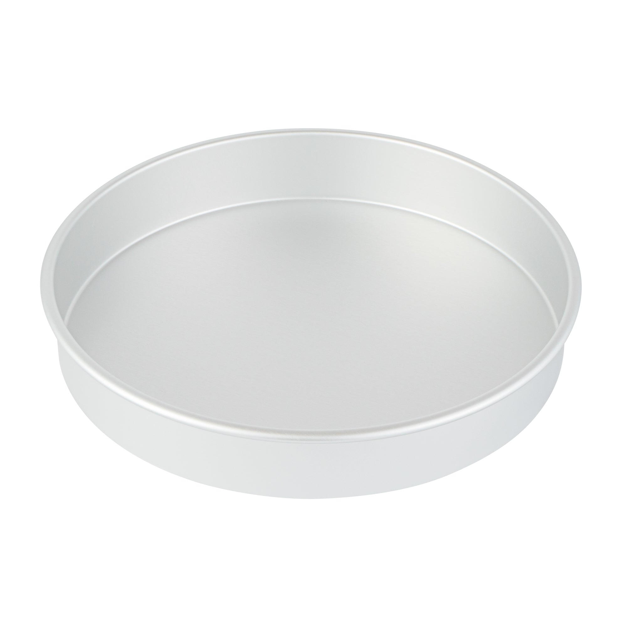 Met Lux Round Aluminum Straight-Sided Cake Pan - 12" x 12" x 2" - 12 count box