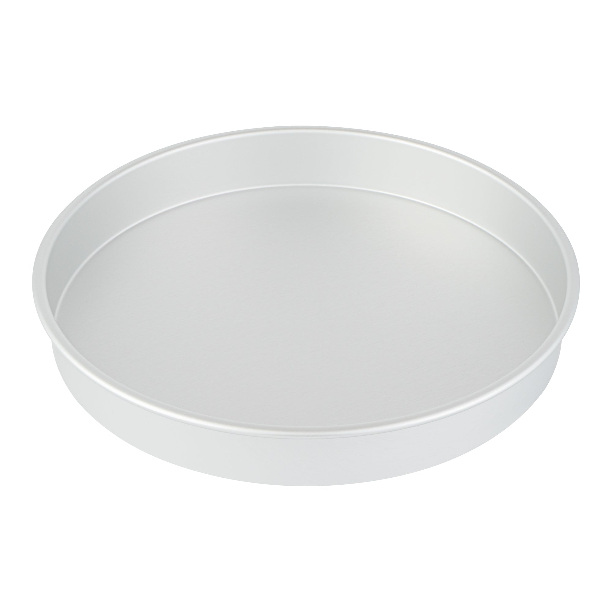 Met Lux Round Aluminum Straight-Sided Cake Pan - 14" x 14" x 2" - 12 count box