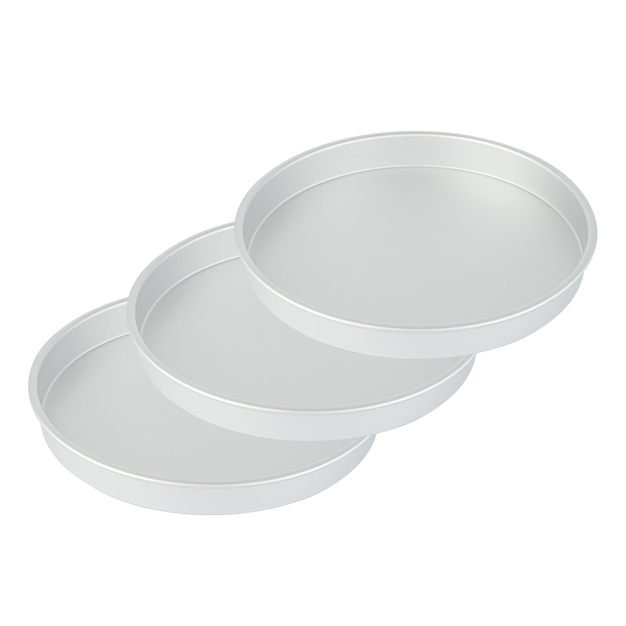 Met Lux Round Aluminum Straight-Sided Cake Pan - 16" x 16" x 2" - 1 count box