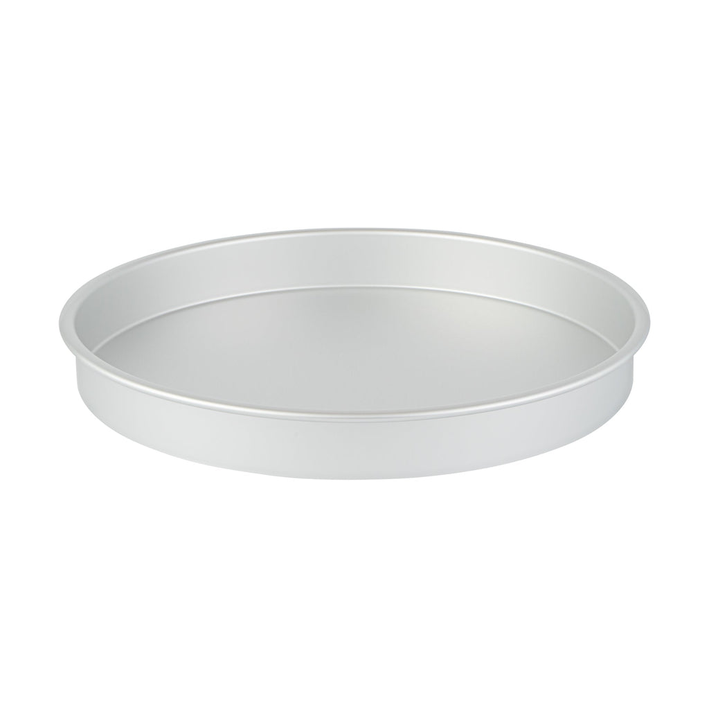 Met Lux Round Aluminum Straight-Sided Cake Pan - 16" x 16" x 2" - 1 count box