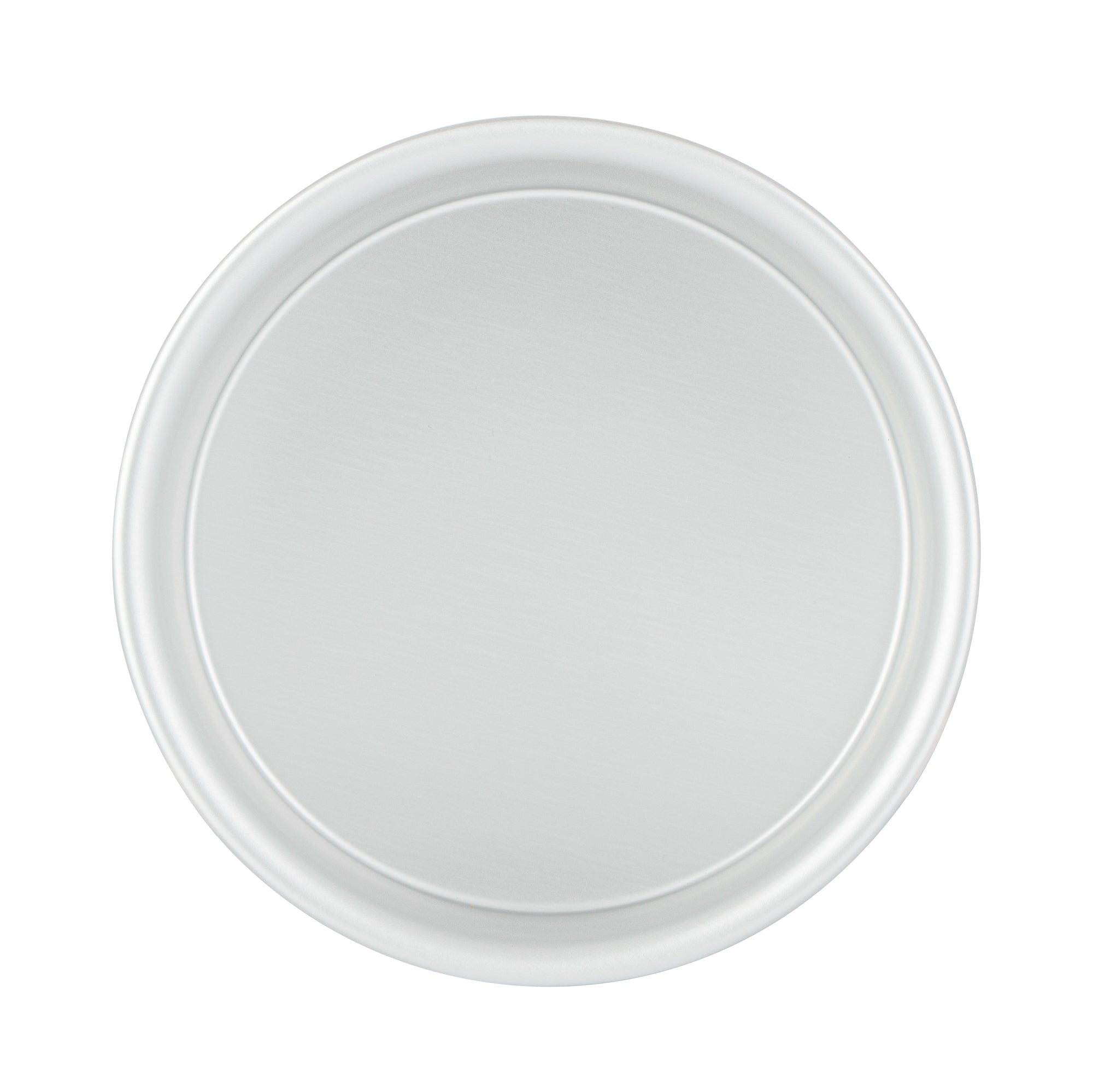 Met Lux Round Aluminum Straight-Sided Cake Pan - 6" x 6" x 3" - 12 count box