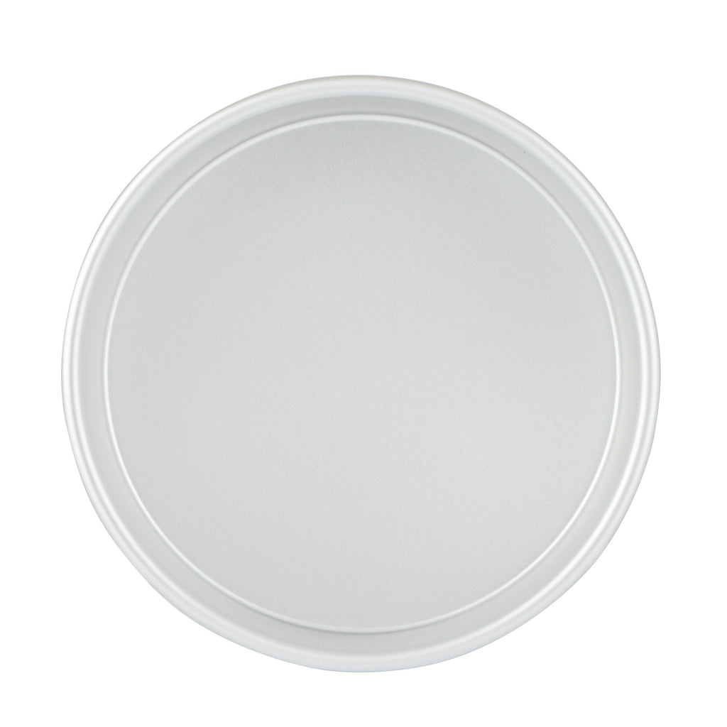 Met Lux Round Aluminum Straight-Sided Cake Pan - 8" x 8" x 3" - 12 count box
