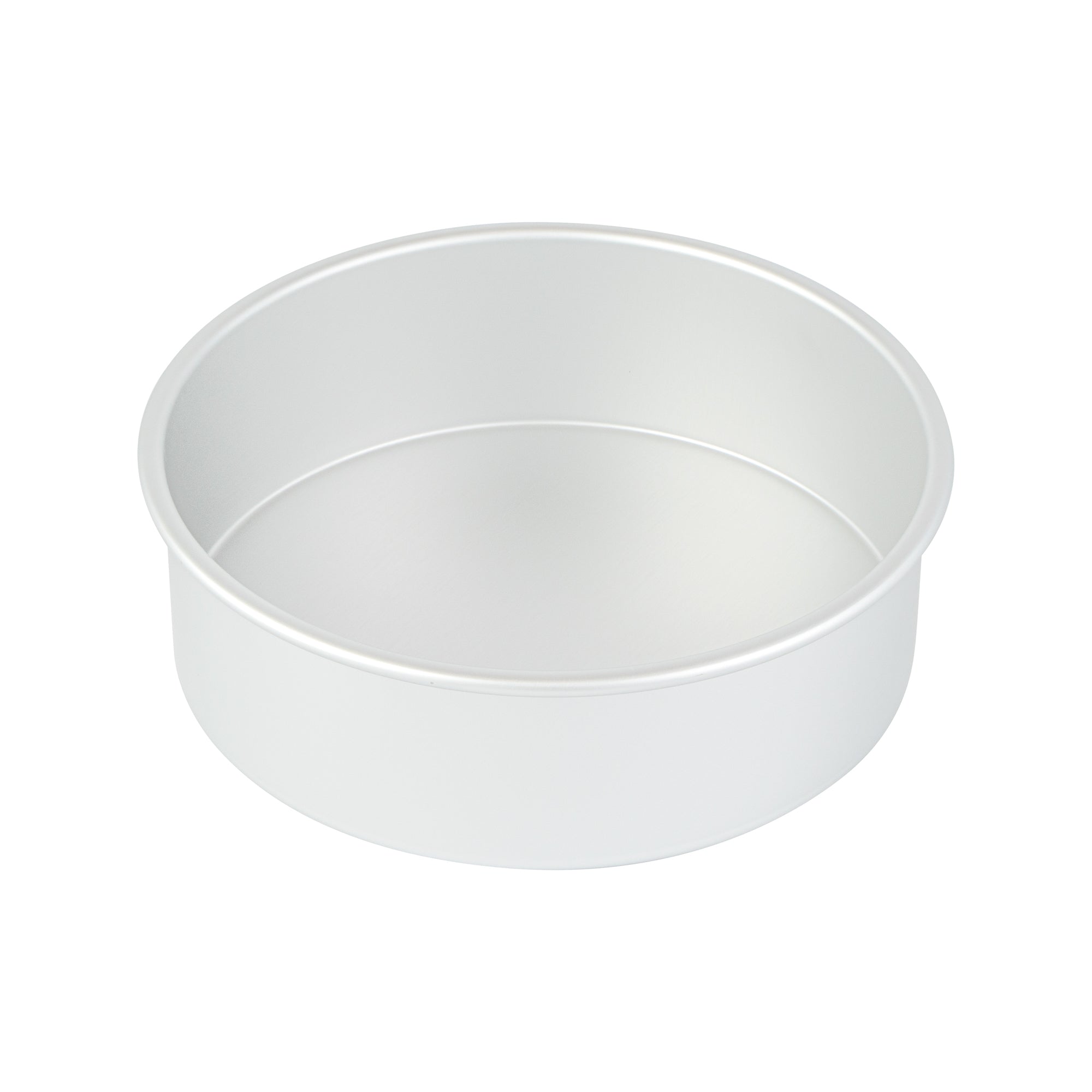 Met Lux Round Aluminum Straight-Sided Cake Pan - 9" x 9" x 3" - 1 count box