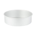 Met Lux Round Aluminum Straight-Sided Cake Pan - 10" x 10" x 3" - 1 count box