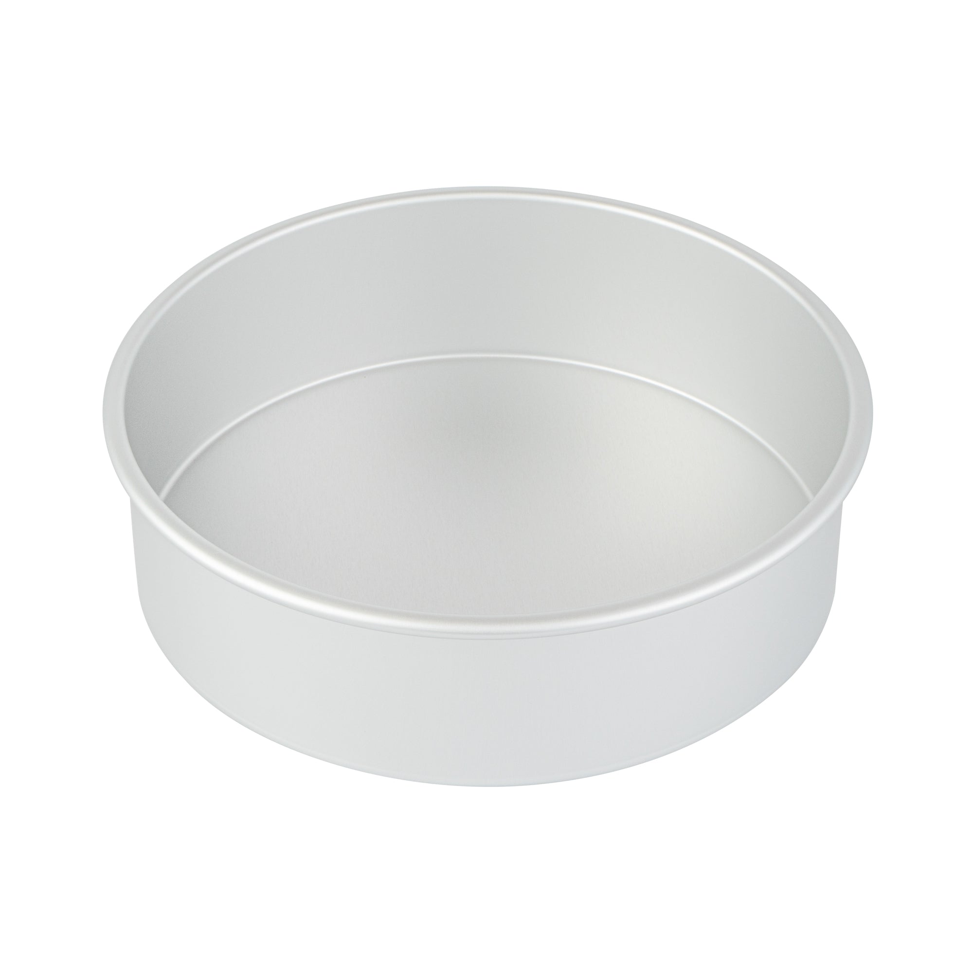 Met Lux Round Aluminum Straight-Sided Cake Pan - 10" x 10" x 3" - 1 count box