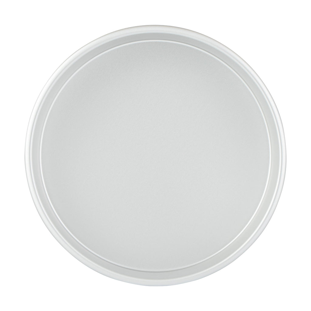 Met Lux Round Aluminum Straight-Sided Cake Pan - 10" x 10" x 3" - 12 count box