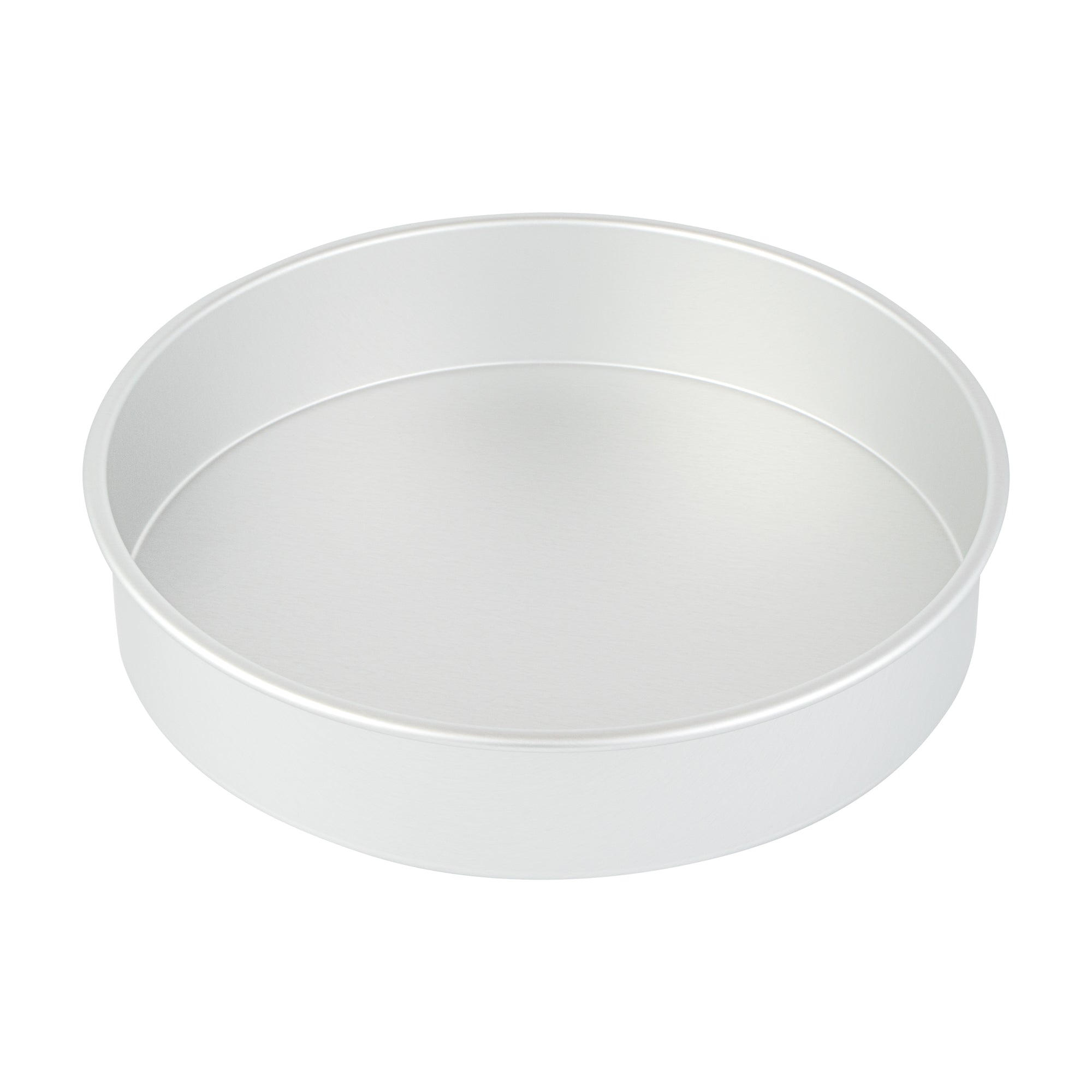 Met Lux Round Aluminum Straight-Sided Cake Pan - 14" x 14" x 3" - 12 count box