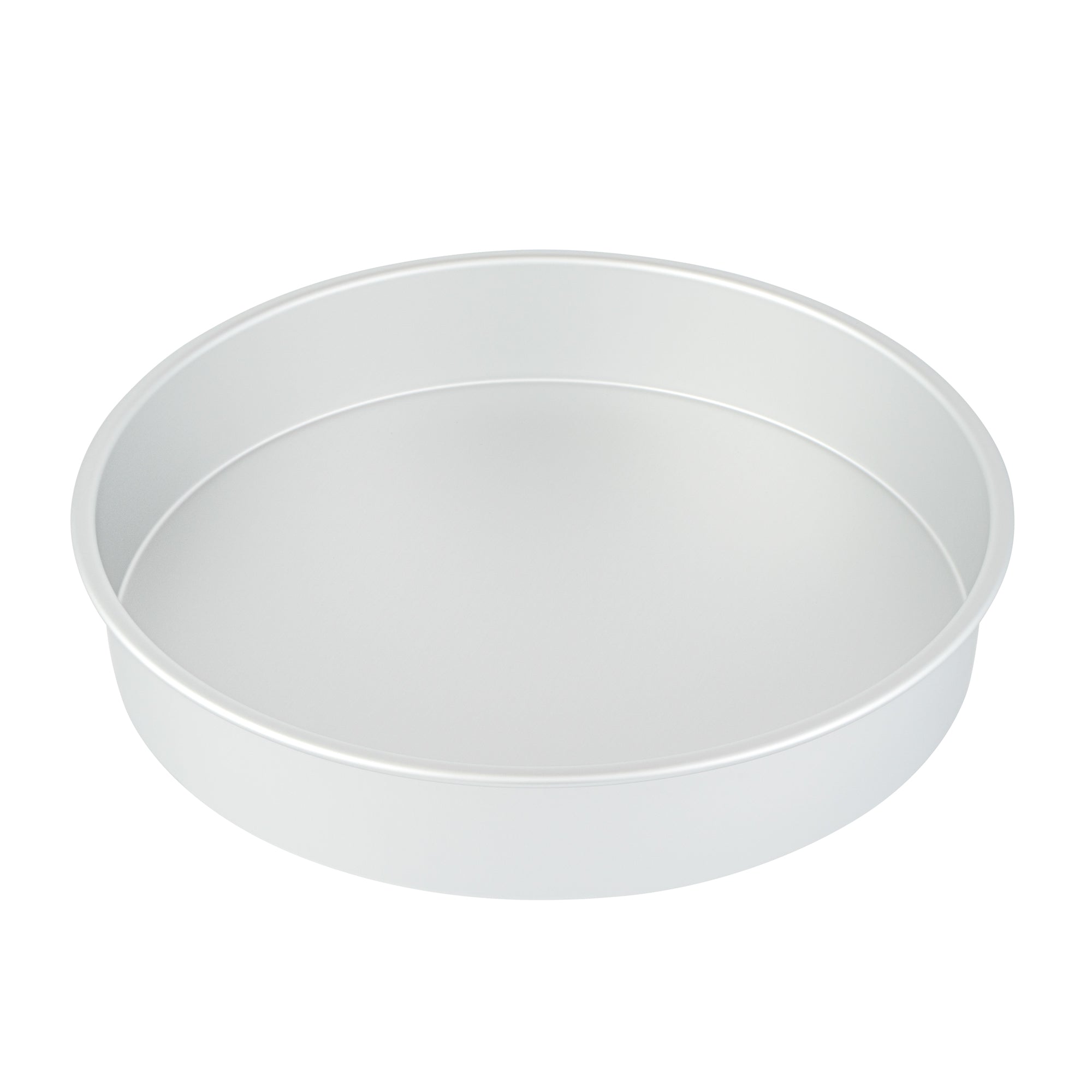 Met Lux Round Aluminum Straight-Sided Cake Pan - 16" x 16" x 3" - 12 count box