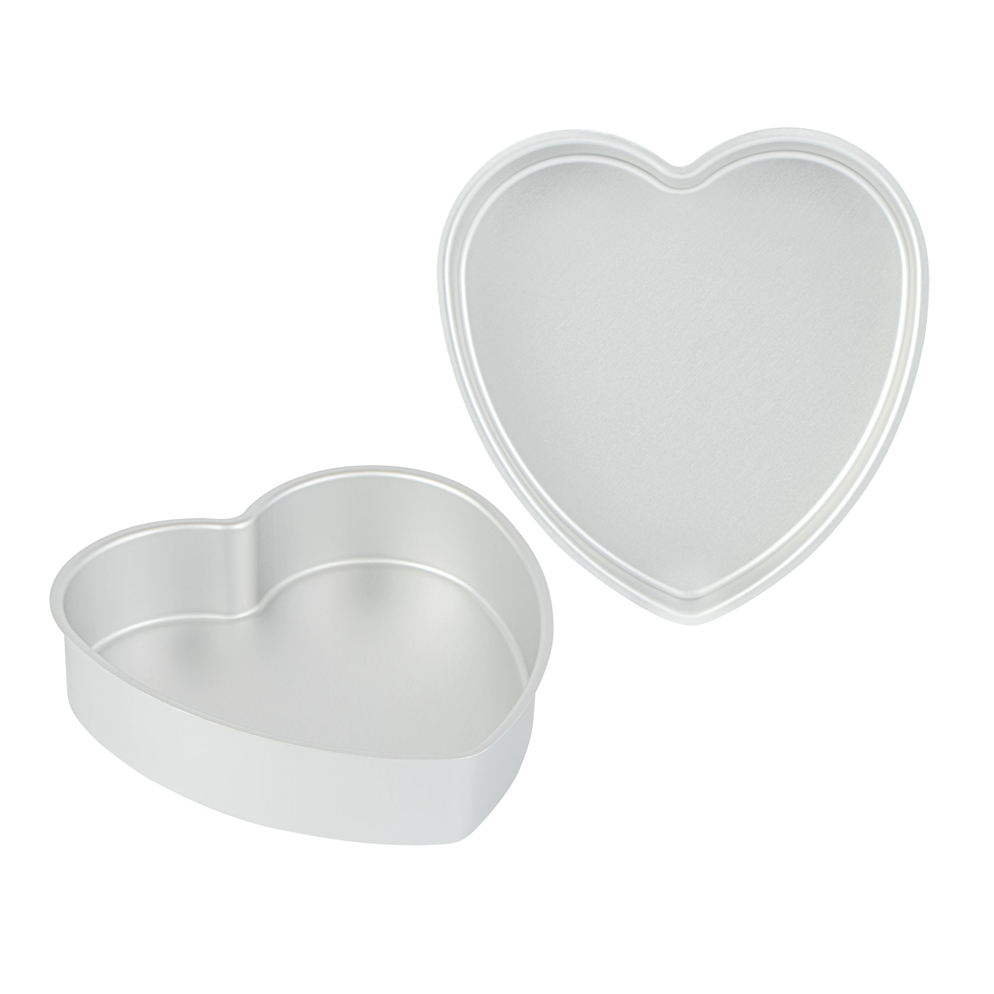 Met Lux Heart Aluminum Cake Pan - 8" x 8" x 2" - 1 count box