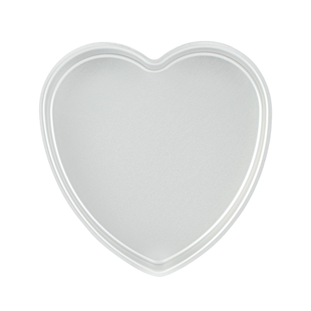 Met Lux Heart Aluminum Cake Pan - 8" x 8" x 2" - 1 count box