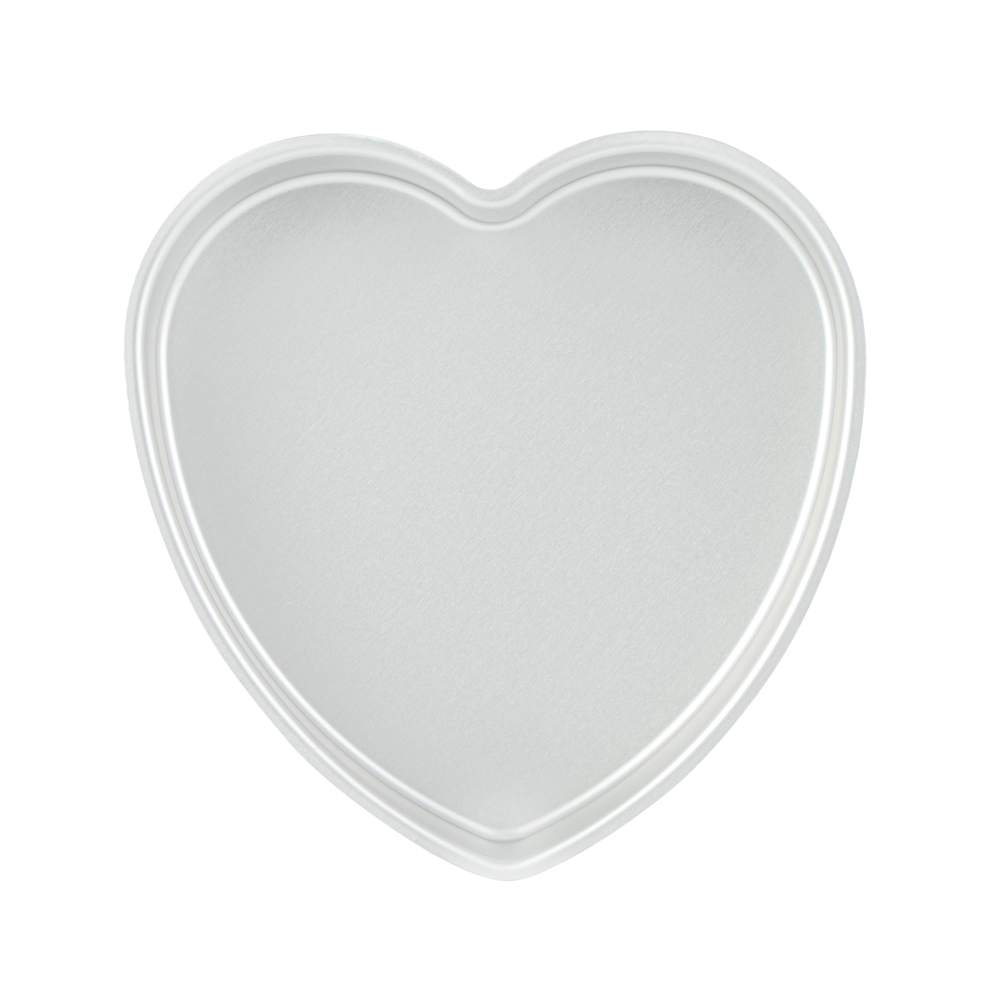 Met Lux Heart Aluminum Cake Pan - 8" x 8" x 2" - 12 count box
