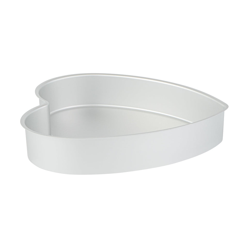 Met Lux Heart Aluminum Cake Pan - 10" x 10" x 2" - 12 count box