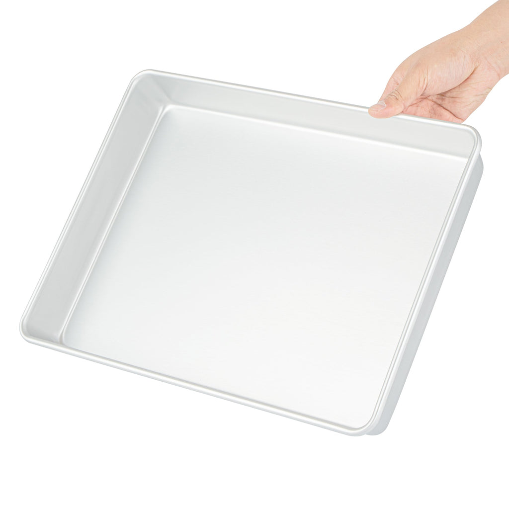 Met Lux Rectangle Aluminum Cake Pan - 15" x 12" x 2" - 1 count box