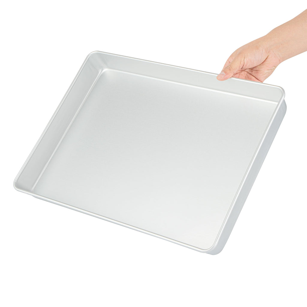 Met Lux Rectangle Aluminum Cake Pan - 18" x 12" x 2" - 1 count box