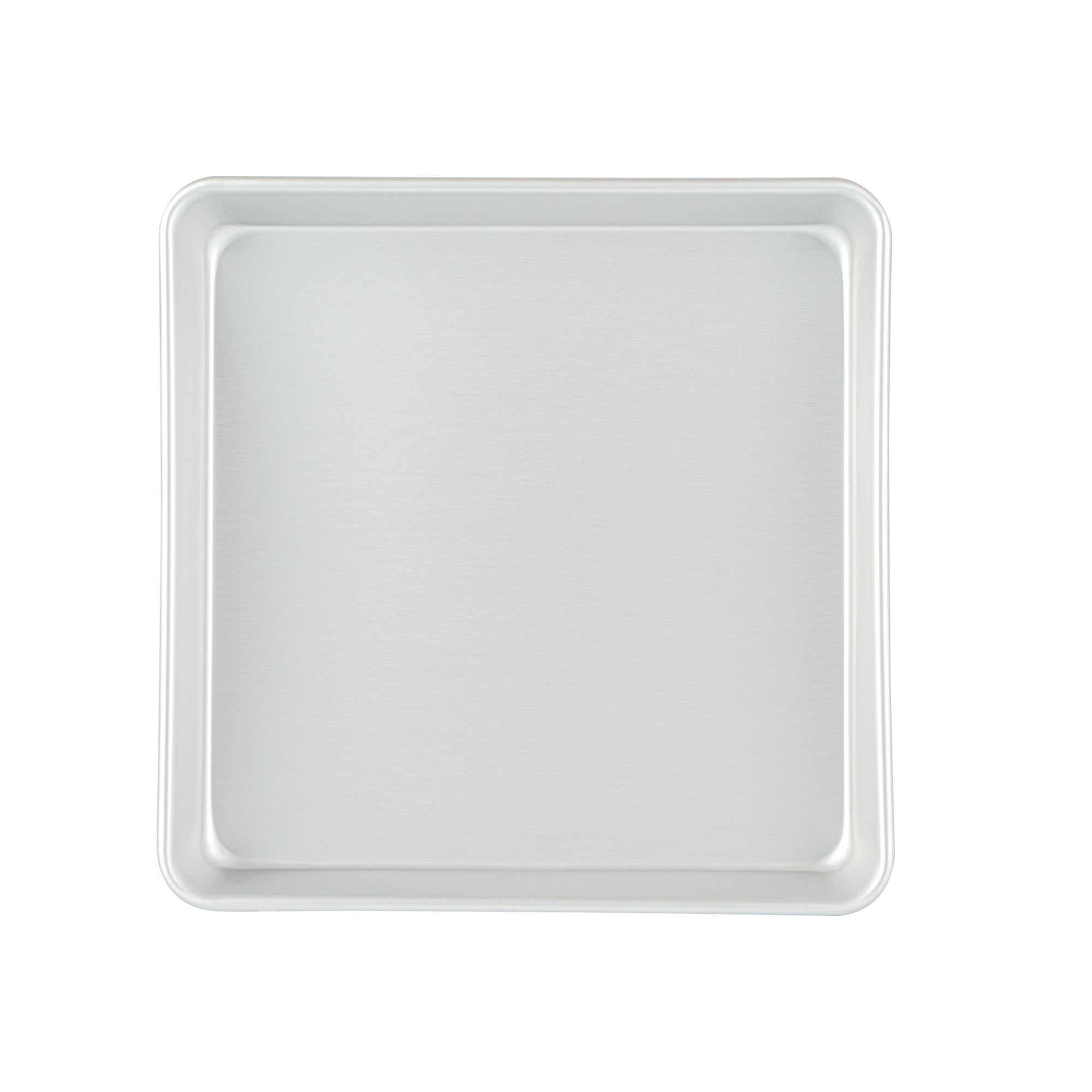 Met Lux Square Aluminum Cake Pan - 10" x 10" x 2" - 12 count box