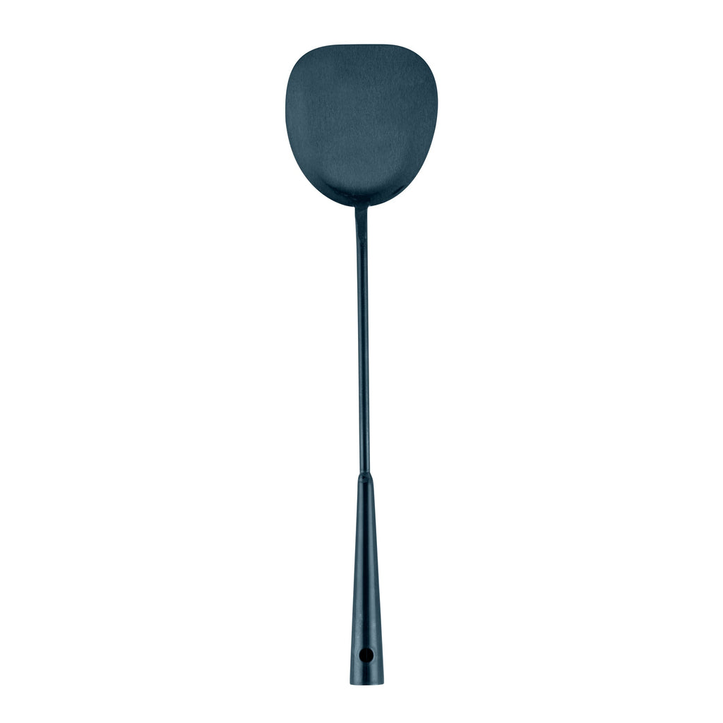 Motomori Blue Carbon Steel Wok Spatula - Pre-seasoned - 15 1/2'' - 1 count box