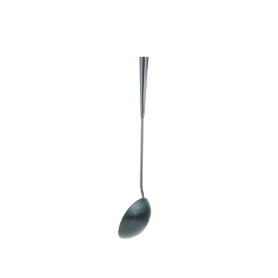 Motomori Blue Carbon Steel Wok Ladle - Pre-seasoned - 16" - 10 count box