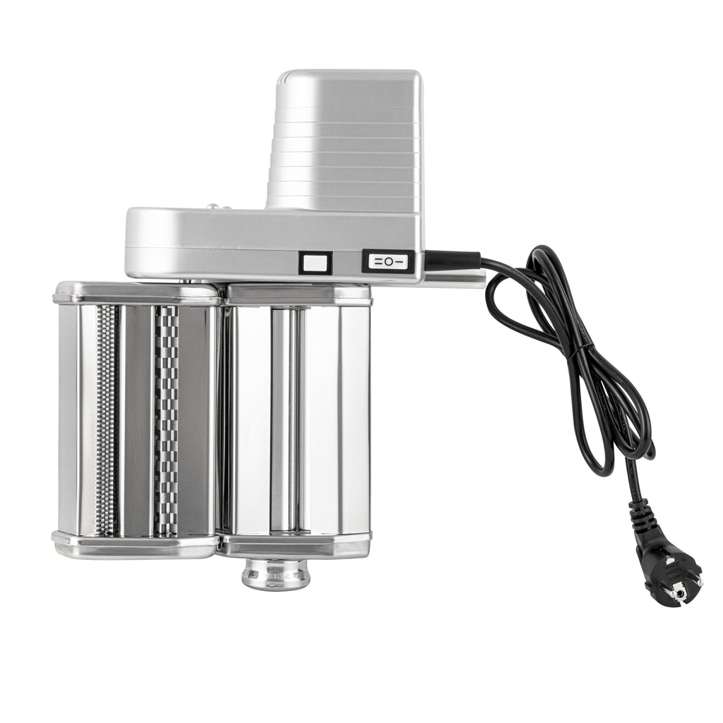 Met Lux Stainless Steel Electric Hybrid Pasta Machine - with 2-Speed Motor, 110V - 1 count box