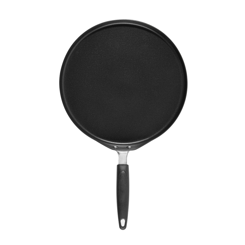 Met Lux Round Aluminum Griddle - Non-Stick, with Bakelite Handles - 12" - 1 count box