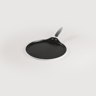 Met Lux Round Aluminum Griddle - Non-Stick, with Bakelite Handles - 12" - 1 count box