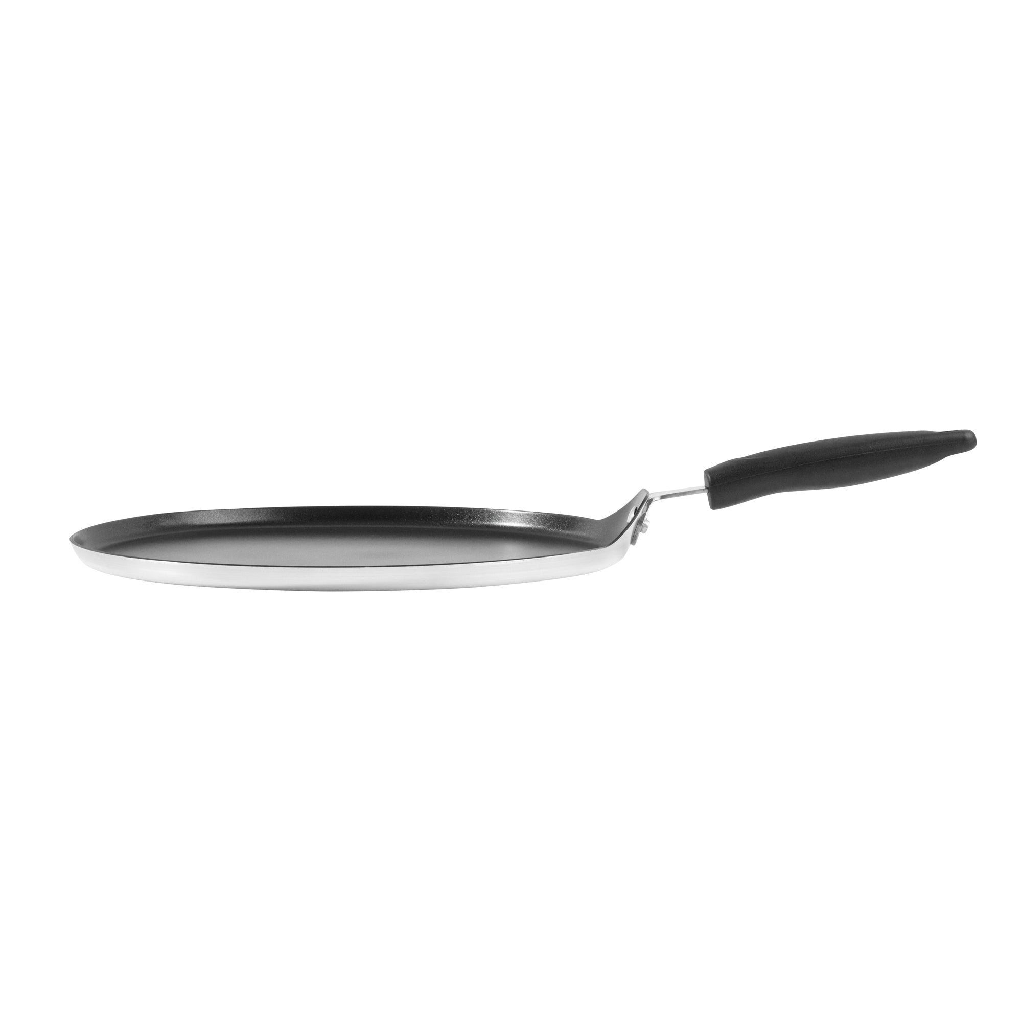 Met Lux Round Aluminum Griddle - Non-Stick, with Bakelite Handles - 12" - 1 count box