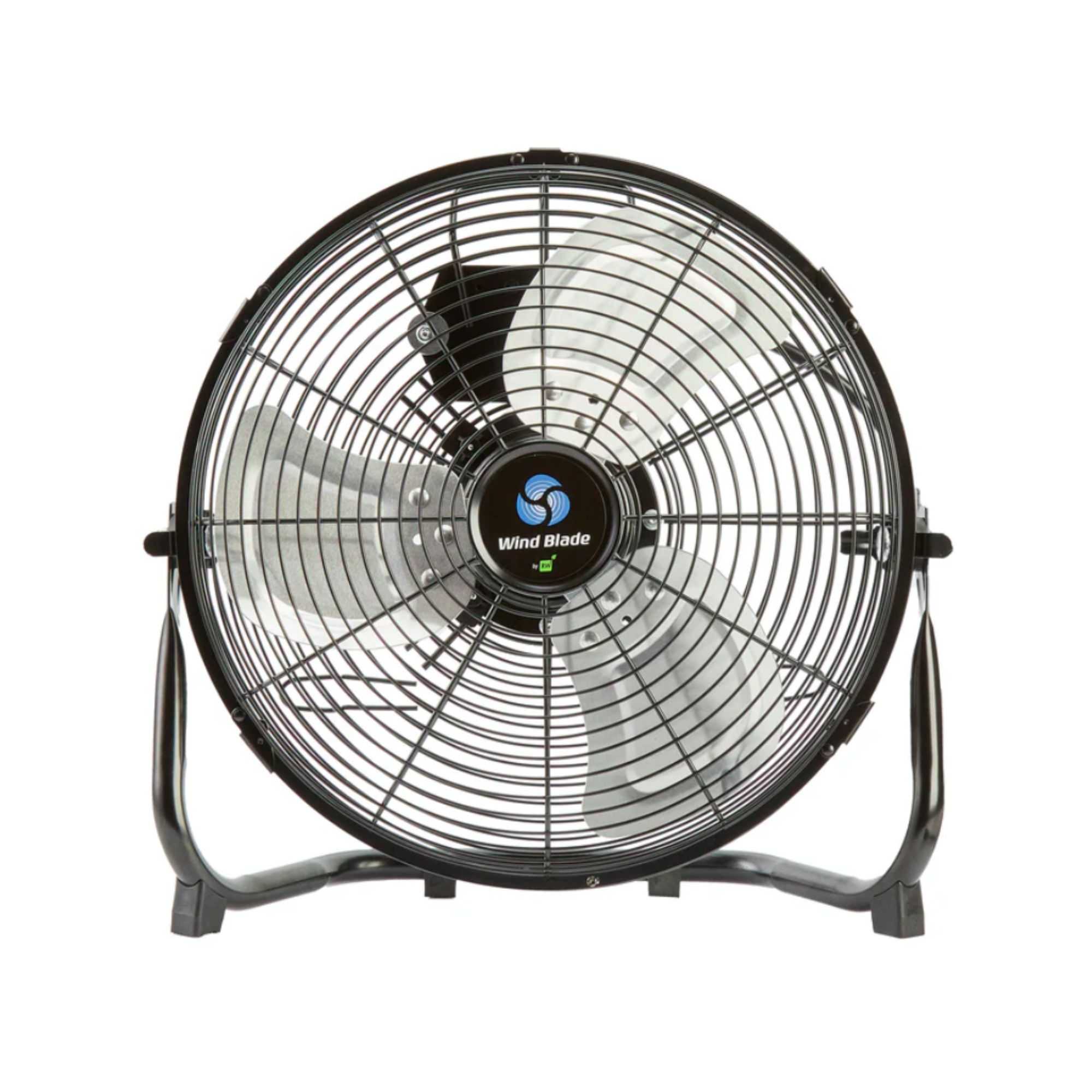 Wind Blade 3-Speed Industrial Floor Fan - Tilt Head, 1/18 HP, 1,680 CFM - 12" - 1 count box