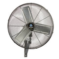 Wind Blade 3-Speed Oscillating Industrial Wall-Mount Fan - Tilt Head, 1/4 HP, 6,550 CFM - 24" - 1 count box