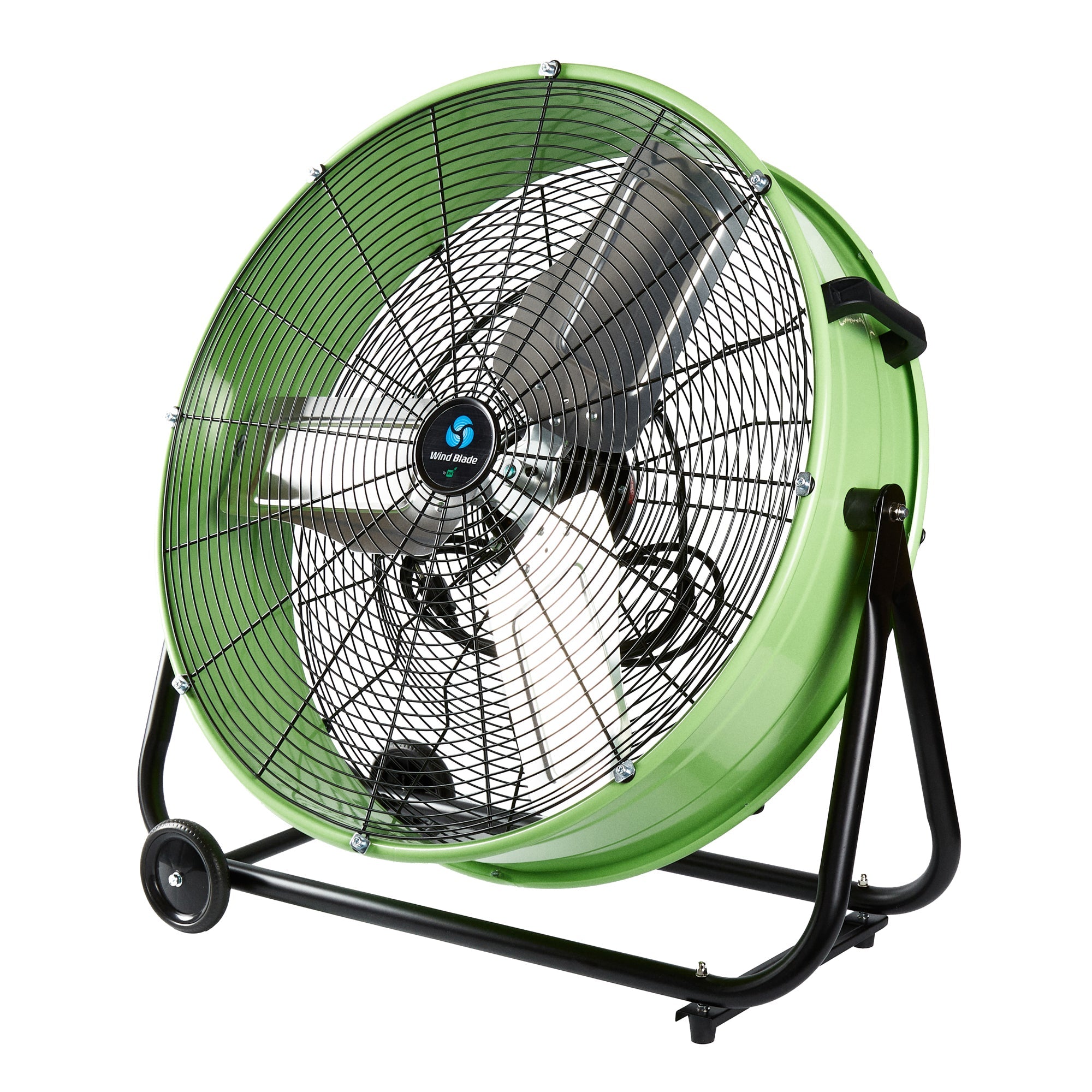 Wind Blade 2-Speed Portable Direct Drive Industrial Drum Fan - Tilt Head, 1/3 HP, 7,700 CFM - 24" - 1 count box