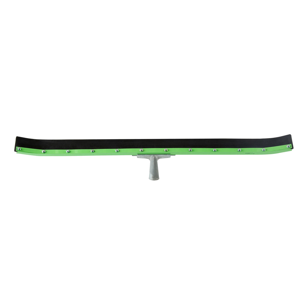 Clean Tek Professional Green Steel Heavy-Duty Floor Squeegee - Curved - 35 3/4" - 1 count box