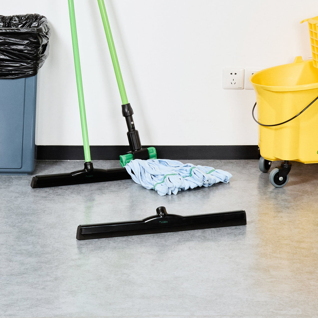 Clean Tek Professional Black Plastic Floor Squeegee - 24" - 1 count box
