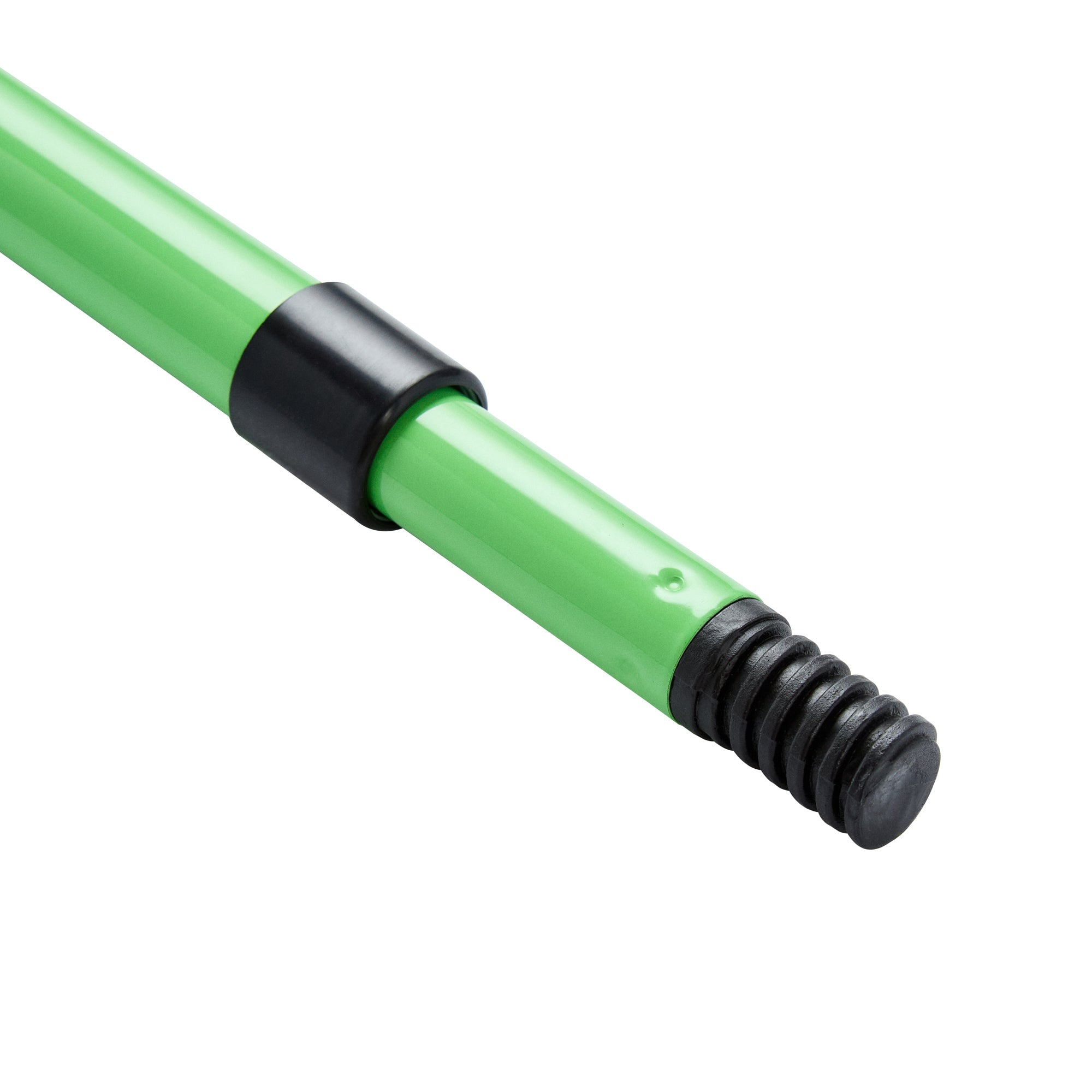 Clean Tek Professional Green Steel 2-Section Telescopic Handle - for Window Strip Washer and Floor Squeegee, Threaded -29 1/2" - 1 count box