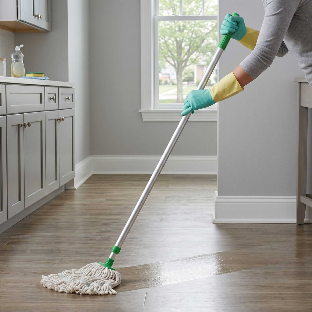 Clean Tek Professional Aluminum 2-Section Telescopic Handle - for Window Strip Washer and Floor Squeegee, Threaded - 51 1/4" - 1 count box