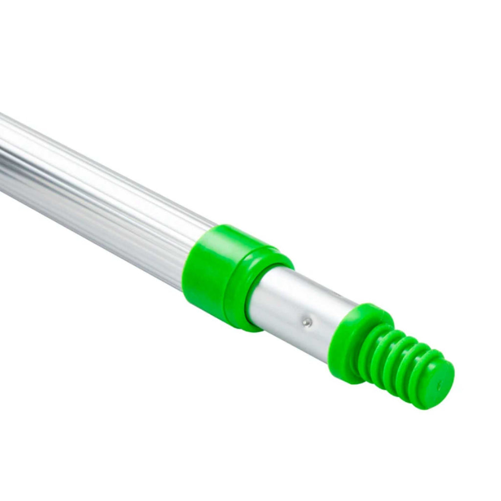 Clean Tek Professional Aluminum 2-Section Telescopic Handle - for Window Strip Washer and Floor Squeegee, Threaded - 51 1/4" - 1 count box