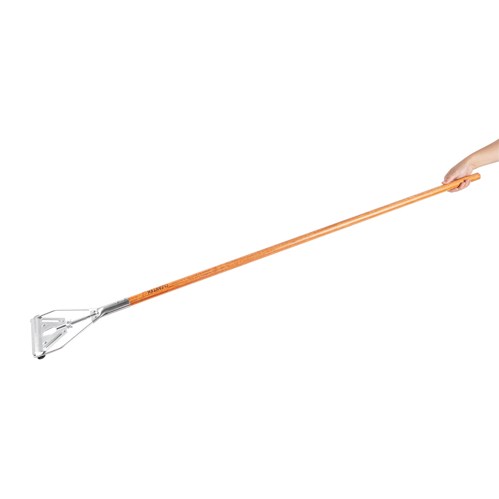 Clean Tek Professional Wood Stirrup Style Mop Handle - 61" - 1 count box