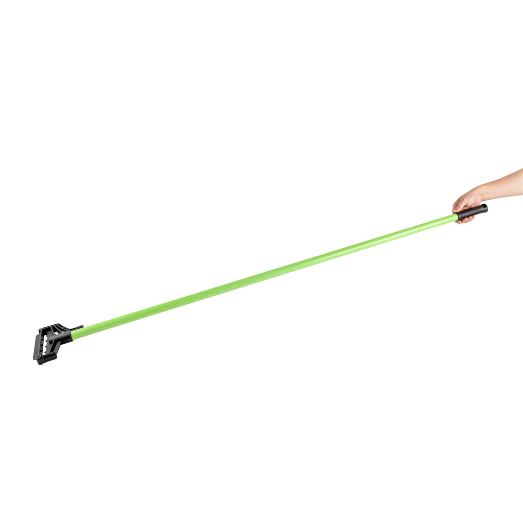 Clean Tek Professional Green Fiberglass Quick Release Mop Handle - with Trigger - 60" - 1 count box