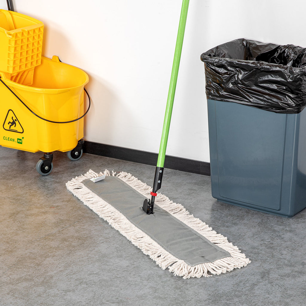 Clean Tek Professional Cotton Dry Dust Mop Head - 35 3/4" x 5" - 1 count box