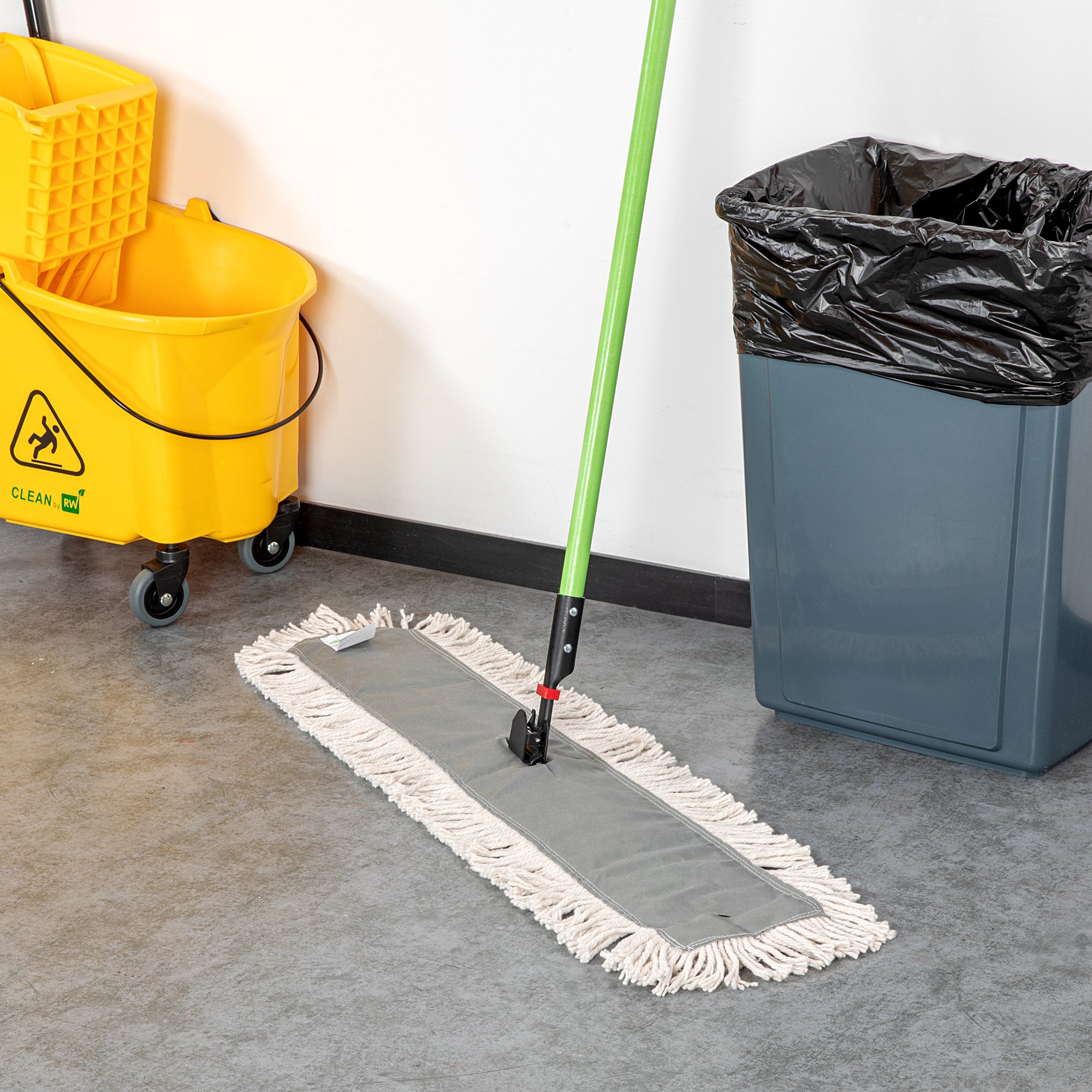 Clean Tek Professional Cotton Dry Dust Mop Head - 35 3/4" x 5" - 1 count box