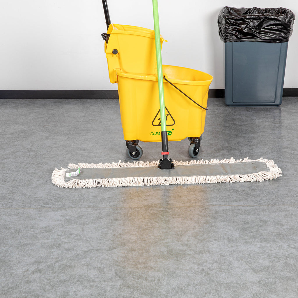 Clean Tek Professional Cotton Dry Dust Mop Head - 35 3/4" x 5" - 1 count box