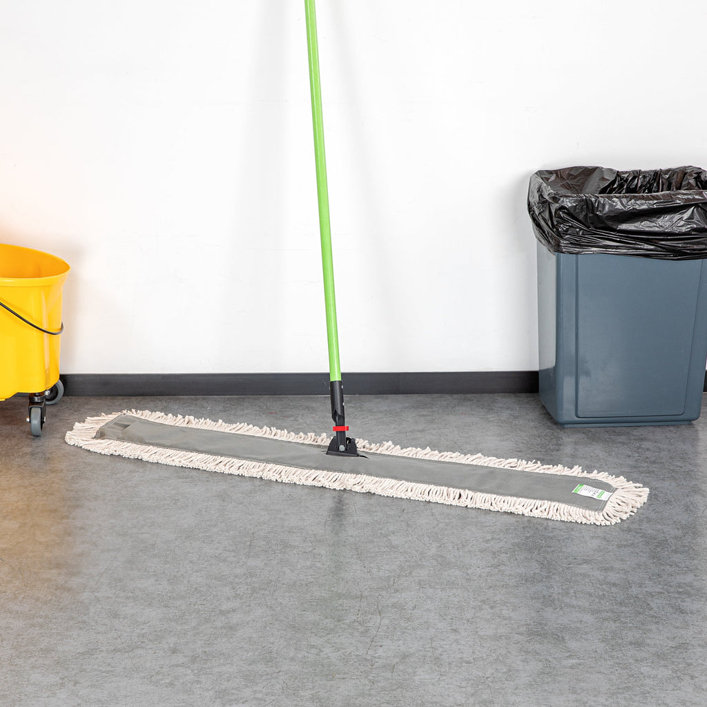 Clean Tek Professional Cotton Dry Dust Mop Head - 48" x 5" - 1 count box