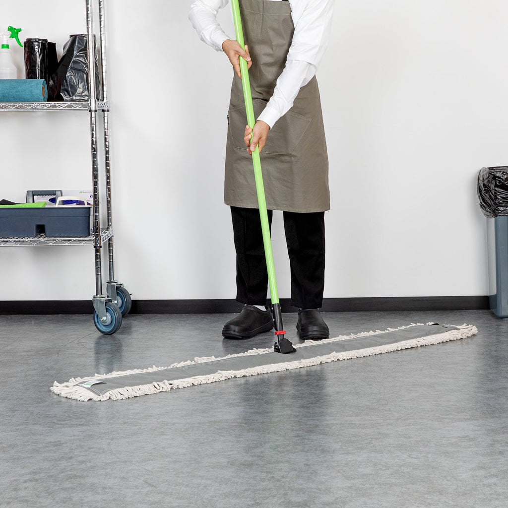Clean Tek Professional Cotton Dry Dust Mop Head - 59 3/4" x 5" - 1 count box