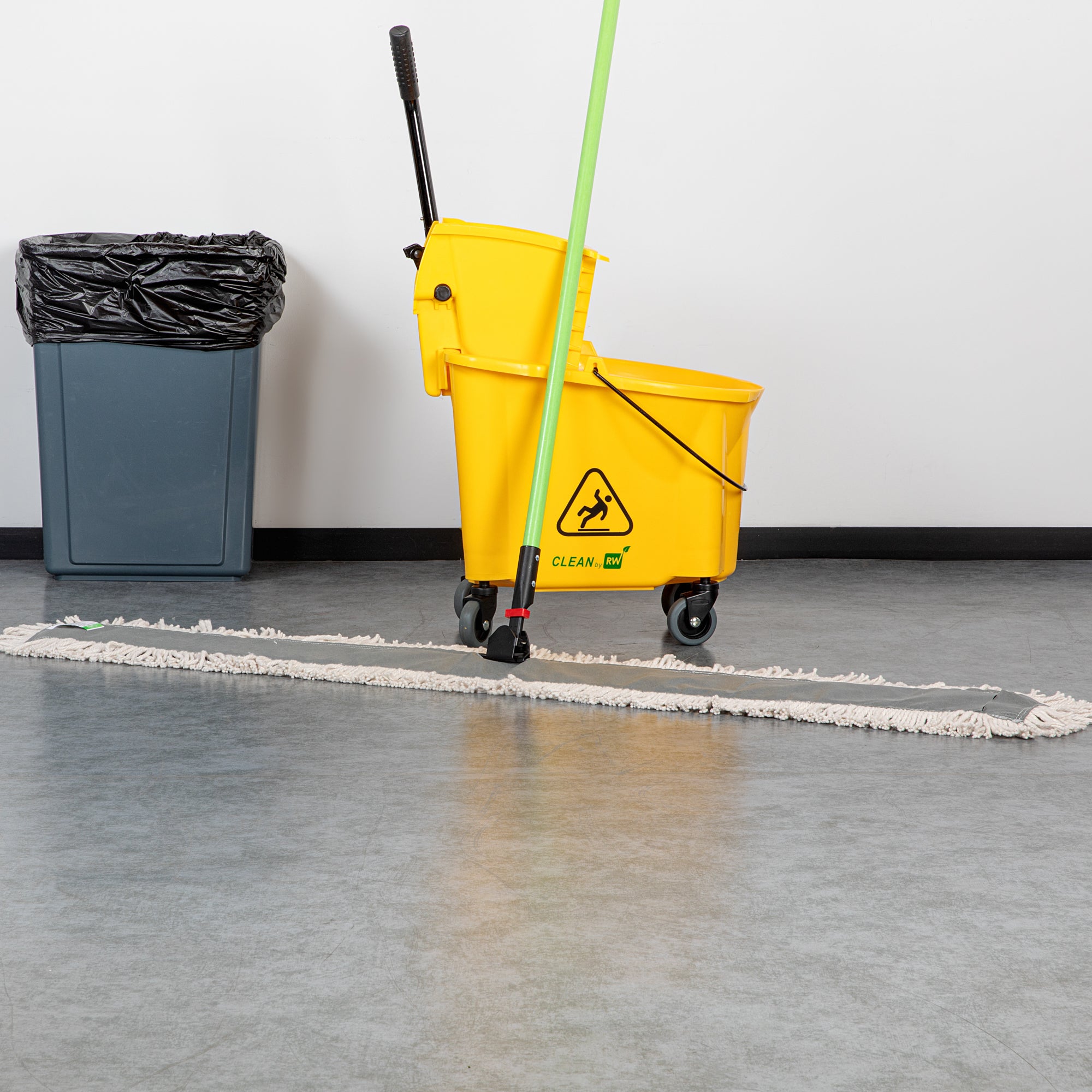 Clean Tek Professional Cotton Dry Dust Mop Head - 59 3/4" x 5" - 1 count box