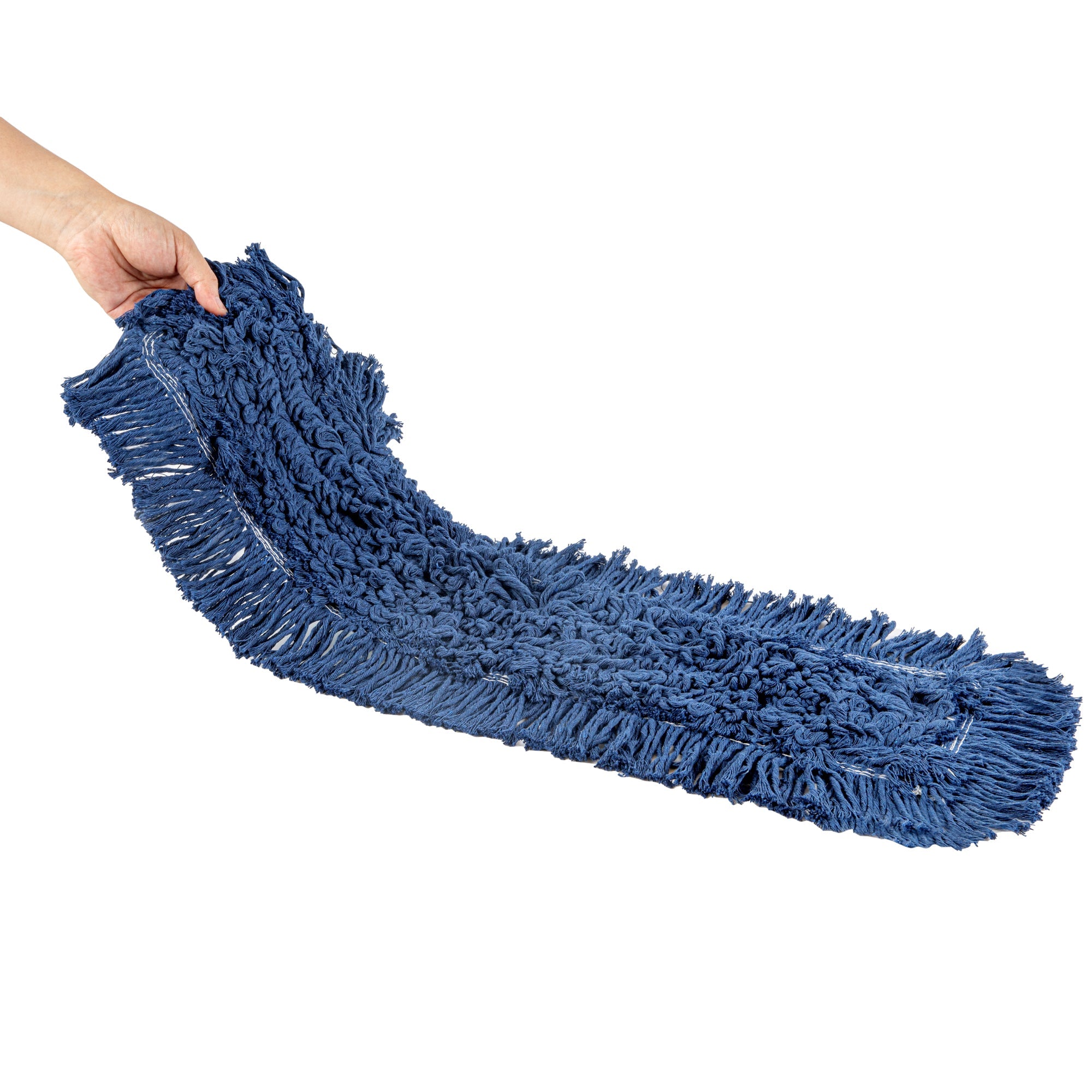 Clean Tek Professional Blue Cotton-Poly Dust Mop Head - 24" x 5" - 1 count box