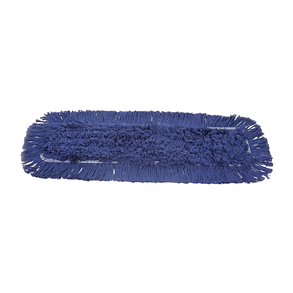 Clean Tek Professional Blue Cotton-Poly Dust Mop Head - 24" x 5" - 1 count box